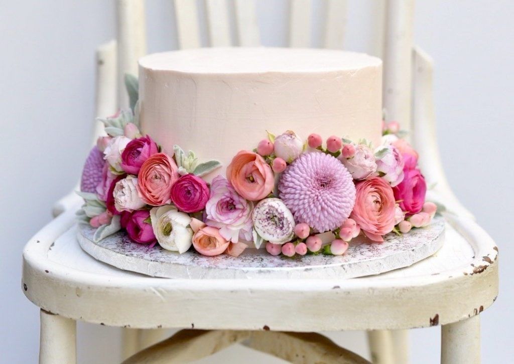 tarta floral lolita bakery