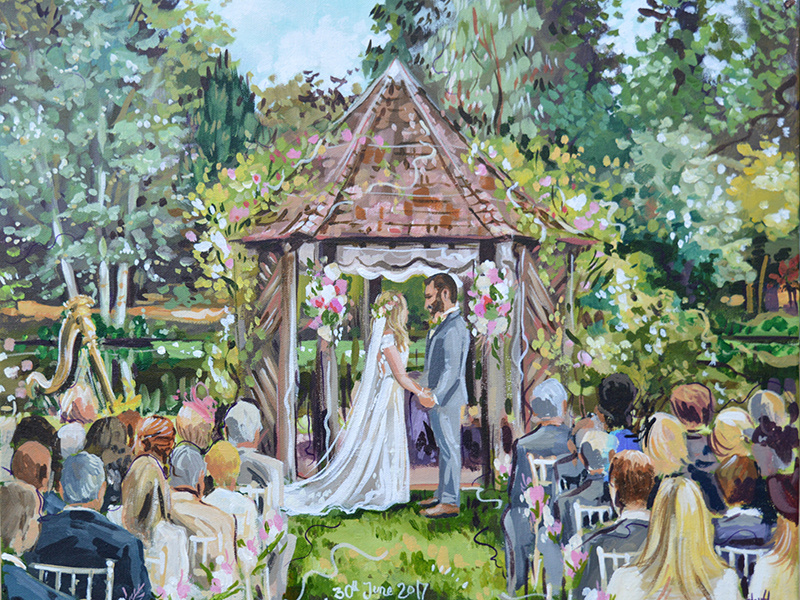 ilustración de bodas